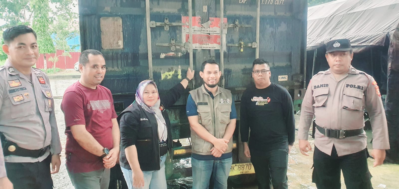 Pengawasan logistik Surat Suara