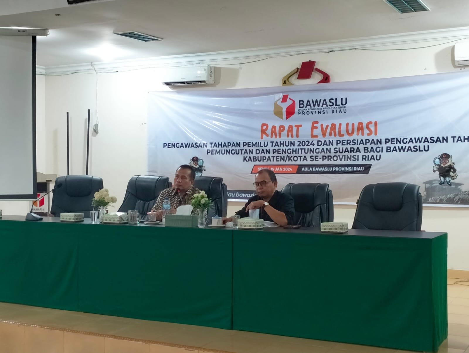 Rapat Evaluasi Pengawasan Tahapan Pemilu 2024 dan Persiapan Pengawasan Tahapan Pungut Hitung Suara